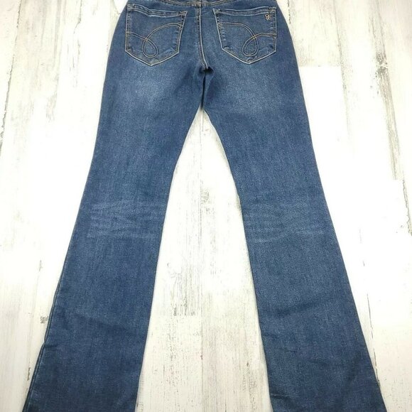 NWT Jessica Simpson Skinny Maternity Jeans Secret Fit Belly Blue Size XS - Picture 2 of 12